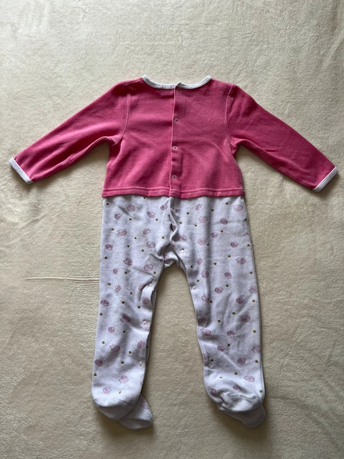 pijama de bebé rosa la hora de los besos demasiado adorable 24 meses 💗💤 – photo 3